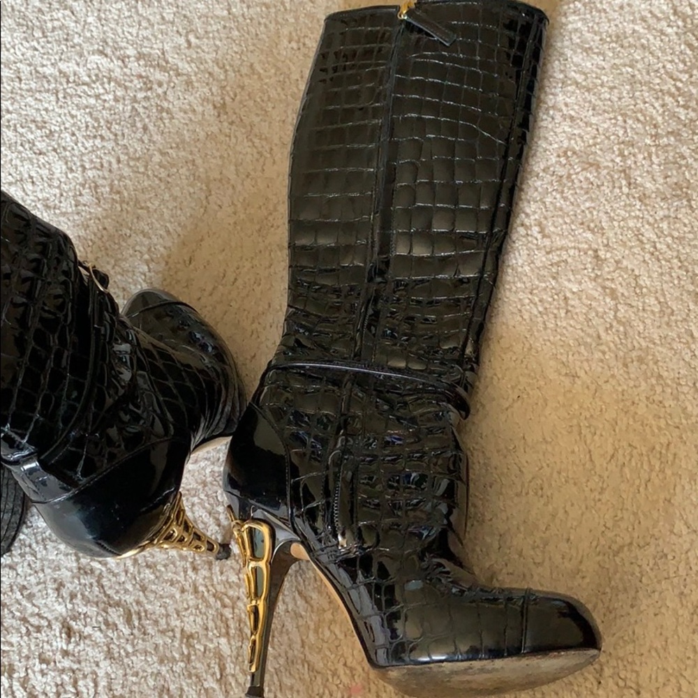 Giuseppe Zanotti vero cuoio leather boots - Picture 7 of 8